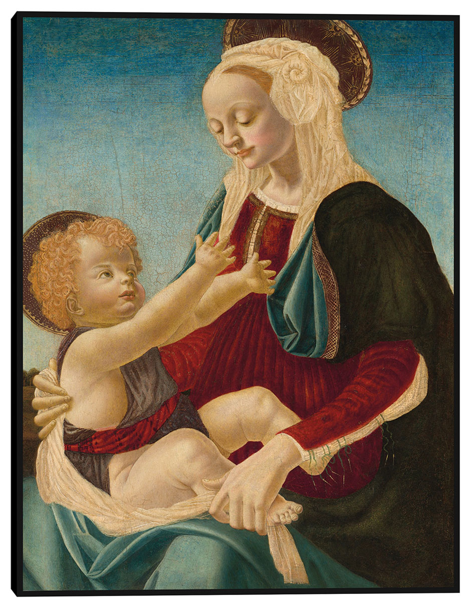 Cuadro decorativo La Virgen y el Niño c. 1470/1480 técnica mixta Vírgenes Cuadro decorativo La Virgen y el Niño c. 1470/1480 técnica mixta Vírgenes