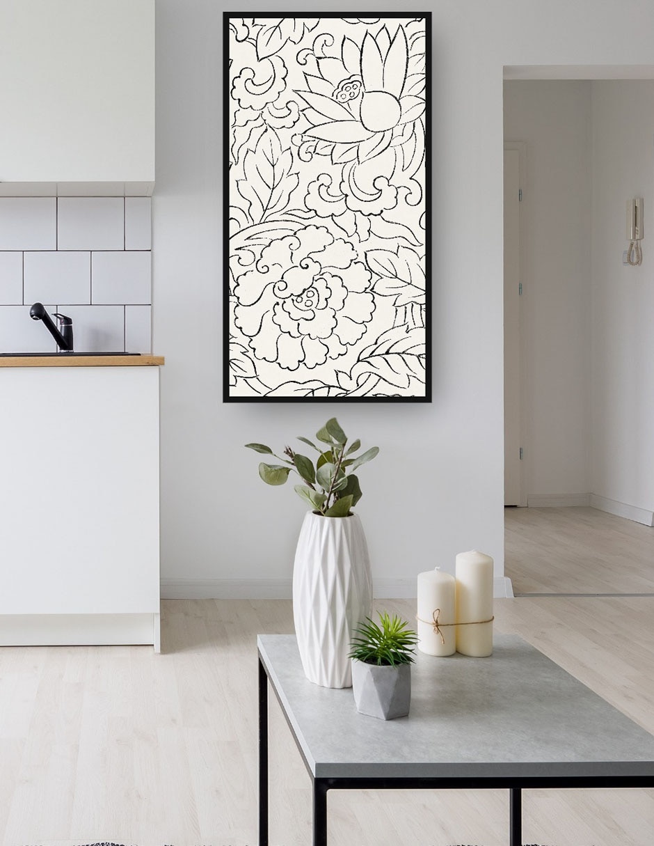 Cuadro decorativo técnica mixta Floración 2