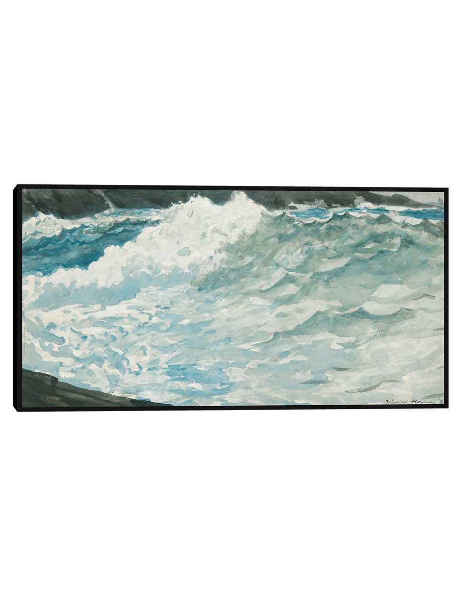 Cuadro decorativo Surf, cuello de Prout (1883) técnica mixta Playas