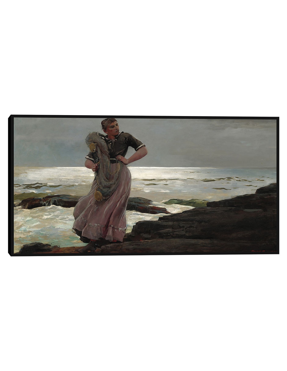 Cuadro decorativo Una luz en el mar (1897) técnica mixta Gente Cuadro decorativo Una luz en el mar (1897) técnica mixta Gente