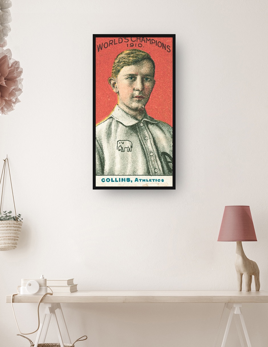 Cuadro decorativo técnica mixta Base Ball 2