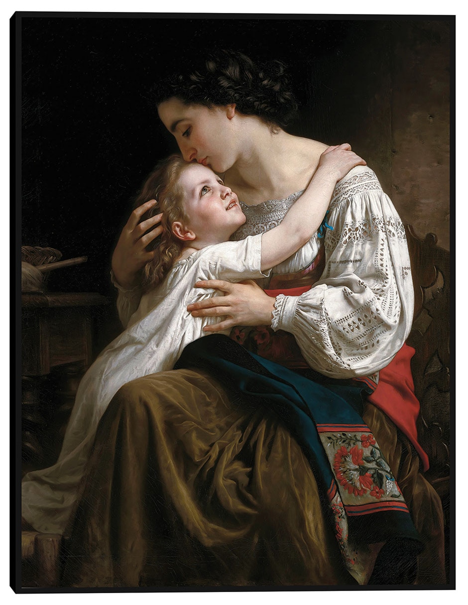 Cuadro decorativo La palanca (1865) técnica mixta Familia