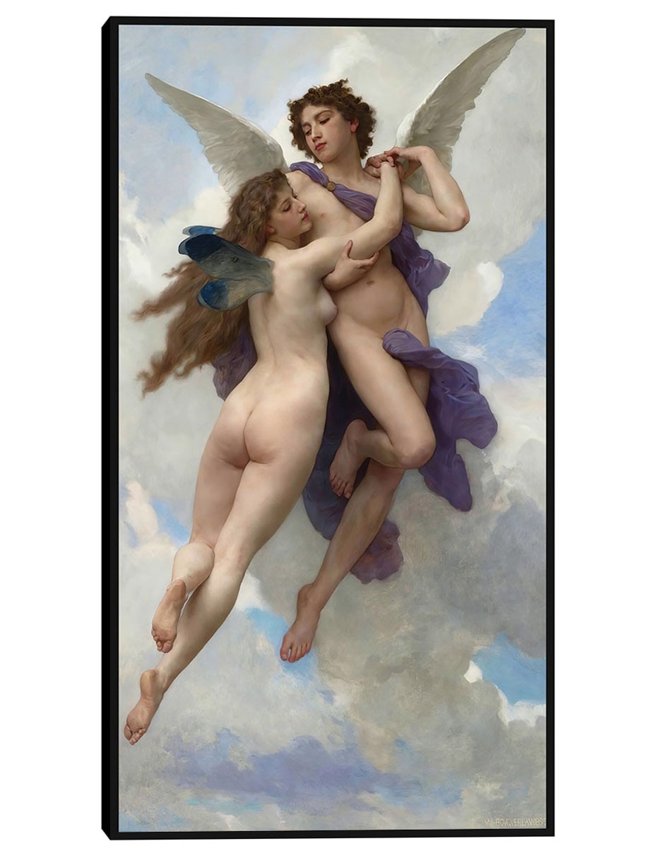 Cuadro decorativo Amor y psique (1899) técnica mixta Ángeles