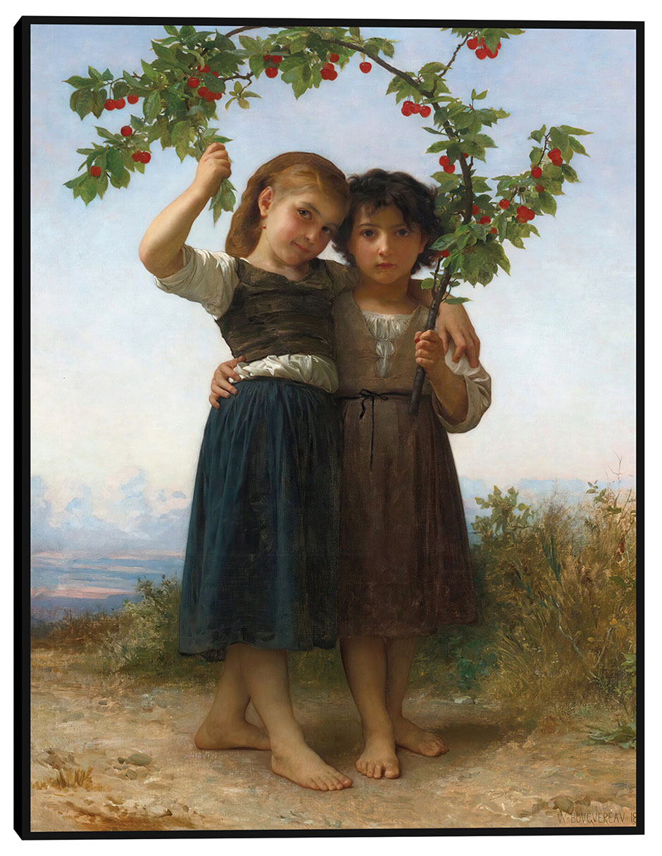 Cuadro decorativo La rama de cerezo (1881) técnica mixta Familia