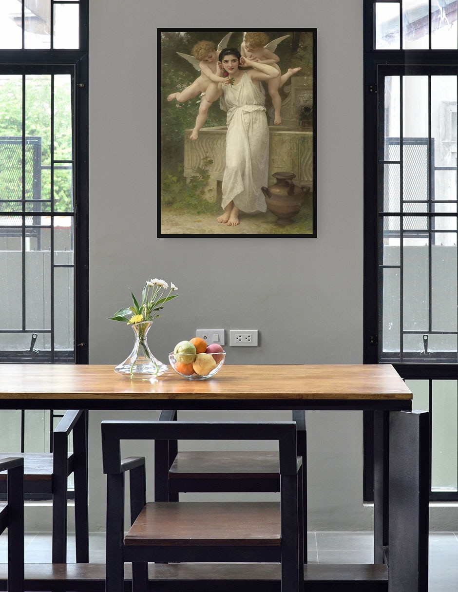 Cuadro decorativo Jeunesse técnica mixta Ángeles 2