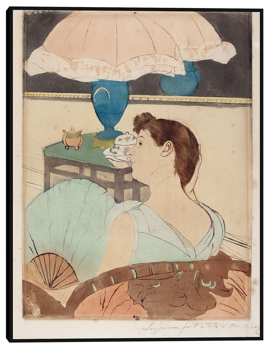 Cuadro decorativo La lámpara (1890-1891) técnica mixta Retratos