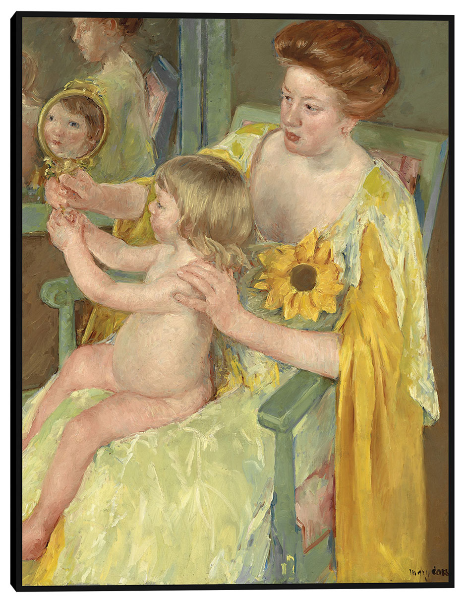 Cuadro decorativo Madre e hijo (c 1905) técnica mixta Retratos