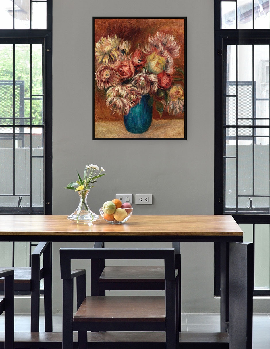 Cuadro decorativo Flores en un jarrón verde (Fleurs dans un vase vert) (c 1912) técnica mixta Floreros 2