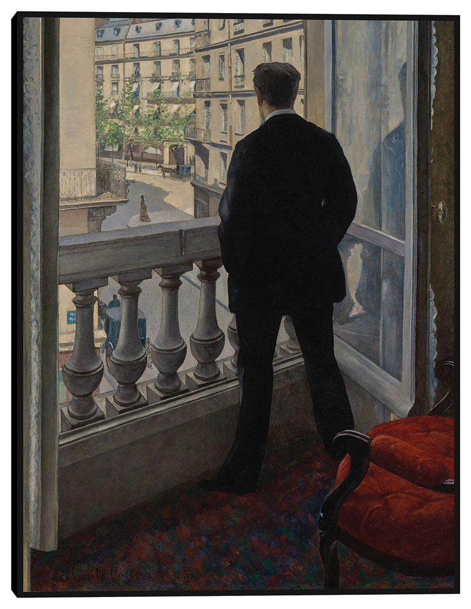 Cuadro decorativo Joven en su ventana (1876) técnica mixta Retratos