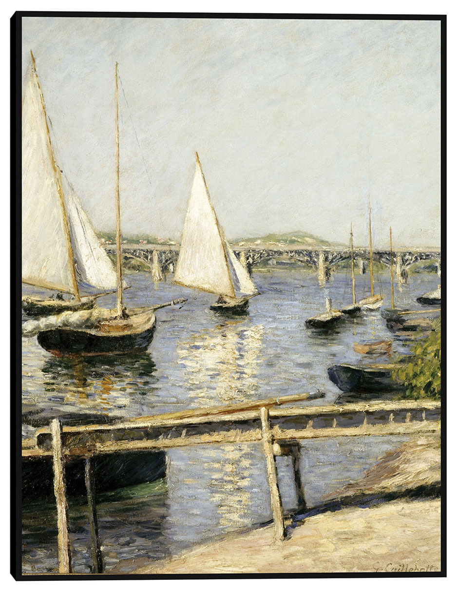 Cuadro decorativo Veleros en Argenteuil (hacia 1888) técnica mixta Navegación