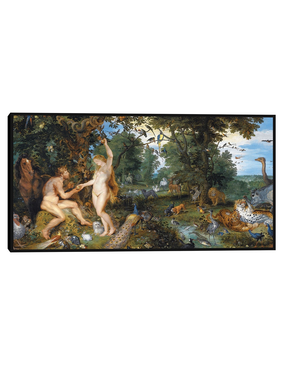 Cuadro decorativo El jardín del Edén con la caída del hombre (c 1615) técnica mixta Figuras Celestiales Cuadro decorativo El jardín del Edén con la caída del hombre (c 1615) técnica mixta Figuras Celestiales