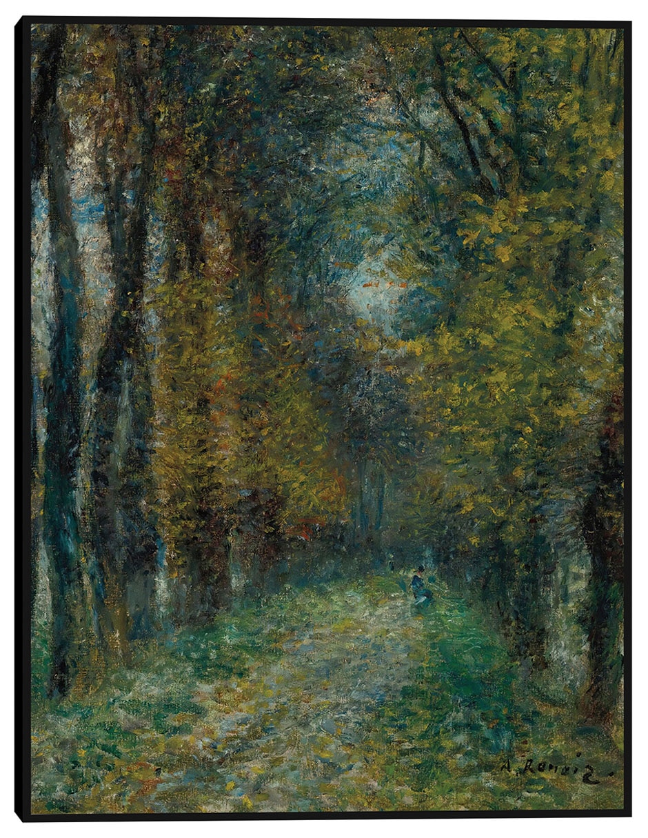 Cuadro decorativo El callejón cubierto (1872) técnica mixta Bosques