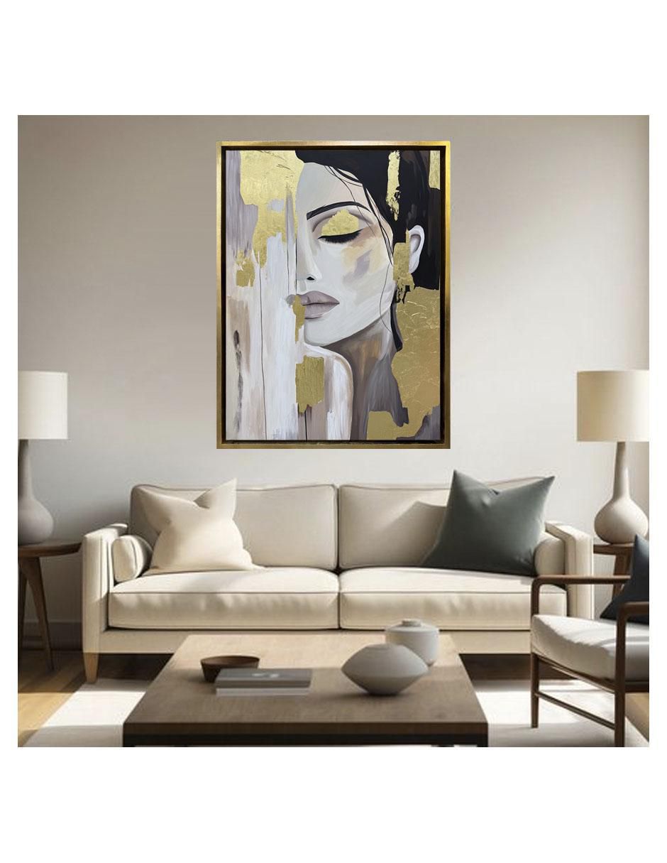 Pintura Aura de Oro técnica acrílico 2