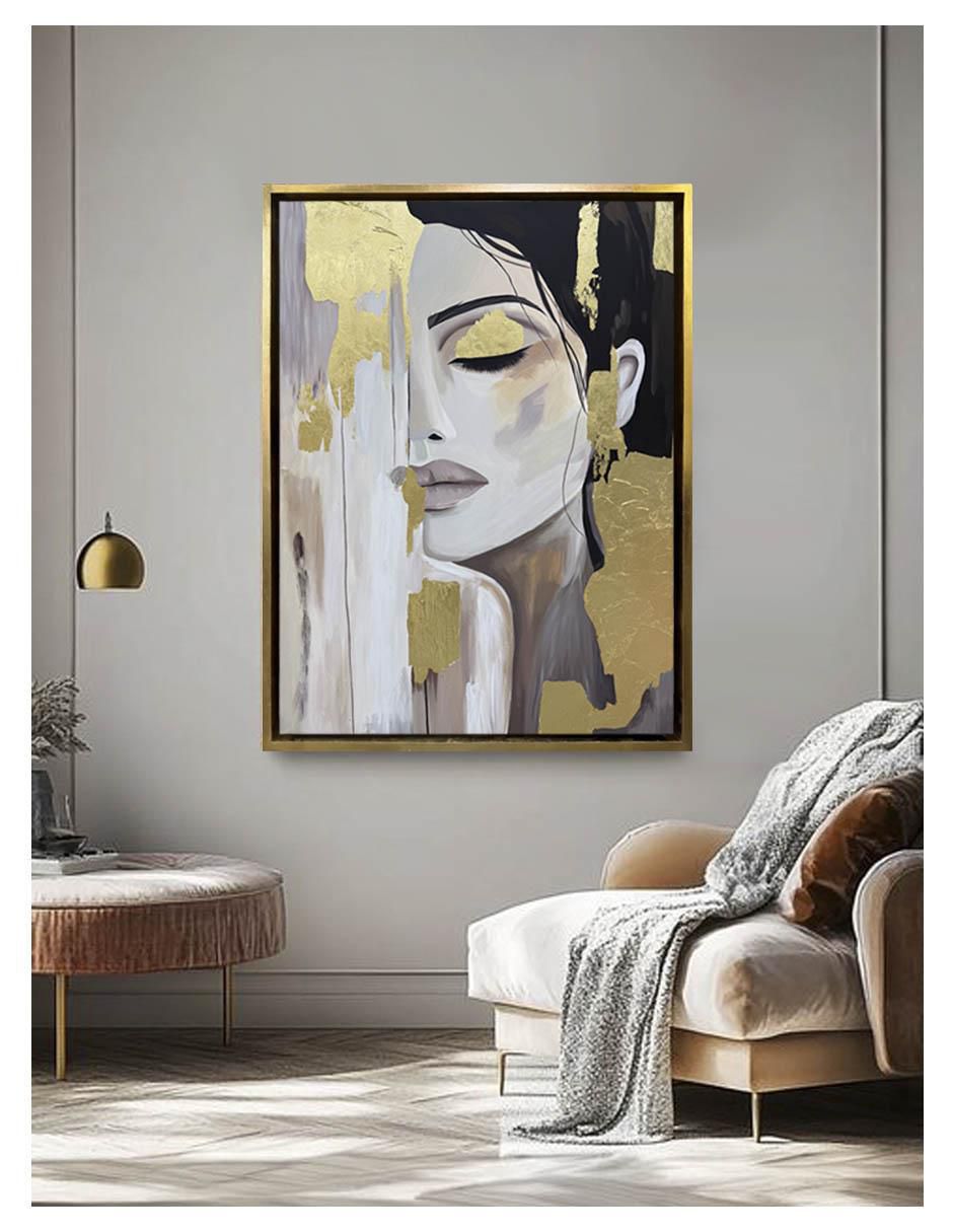 Pintura Aura de Oro técnica acrílico 3