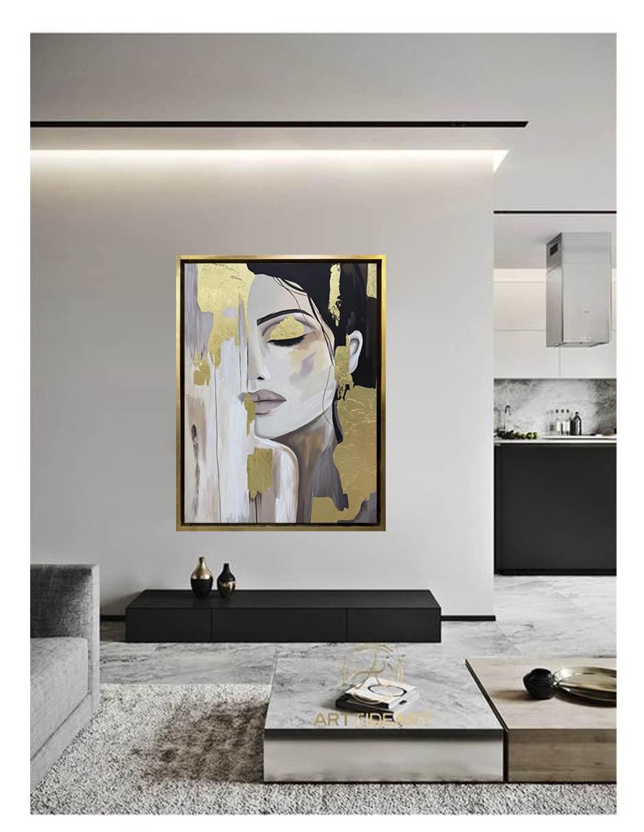 Pintura Aura de Oro técnica acrílico 4