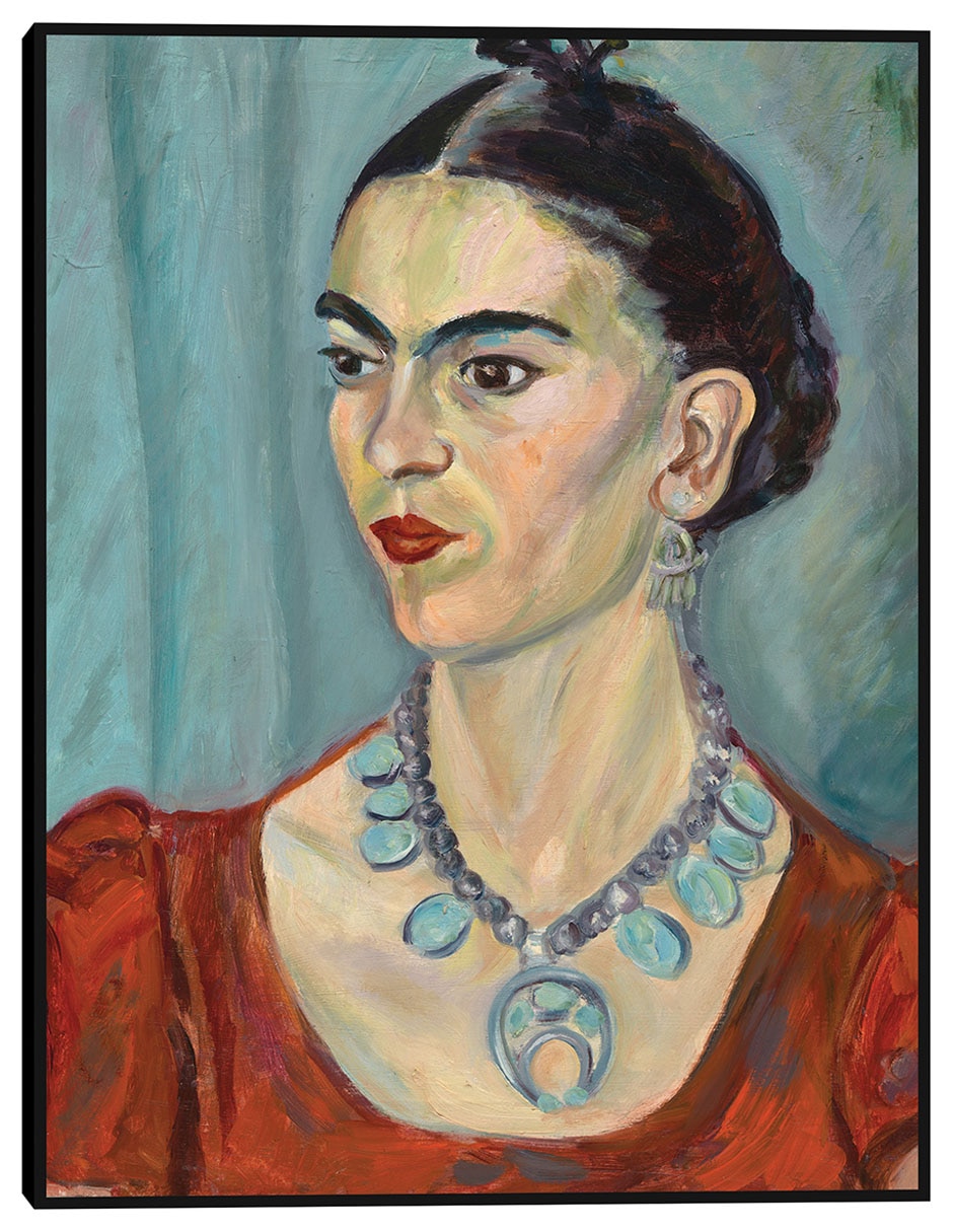 Cuadro decorativo Frida Khalo (1933) técnica mixta Gente