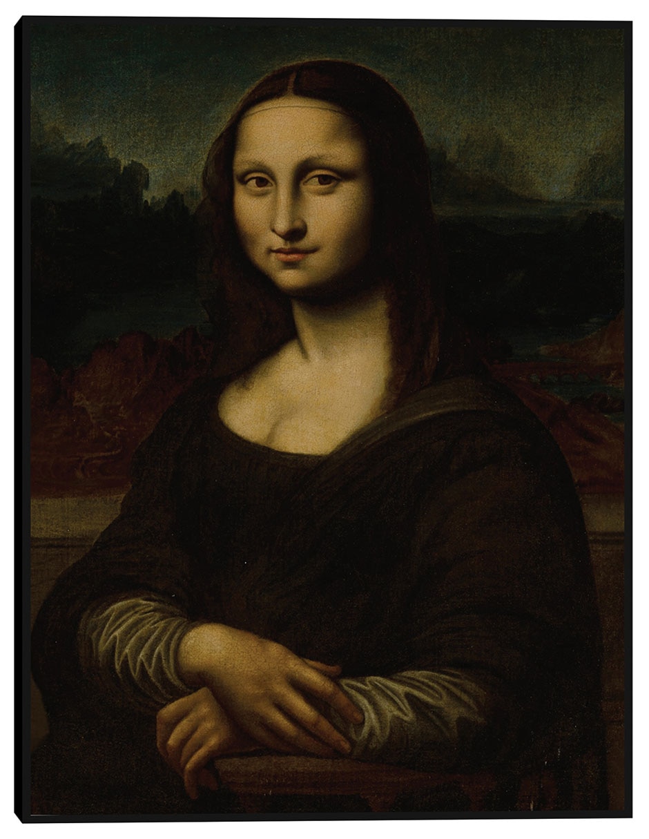 Cuadro decorativo Mona Lisa técnica mixta Gente