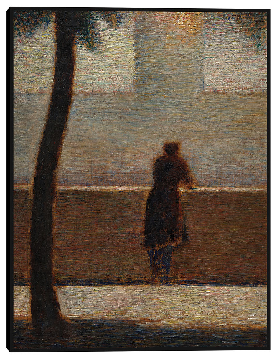 Cuadro decorativo Un hombre apoyado en un parapeto (hacia 1881) técnica mixta Gente Cuadro decorativo Un hombre apoyado en un parapeto (hacia 1881) técnica mixta Gente