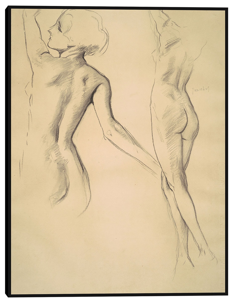Cuadro decorativo Estudios para 'Figuras danzantes' (1919-1920) técnica mixta Siluetas Cuadro decorativo Estudios para 'Figuras danzantes' (1919-1920) técnica mixta Siluetas