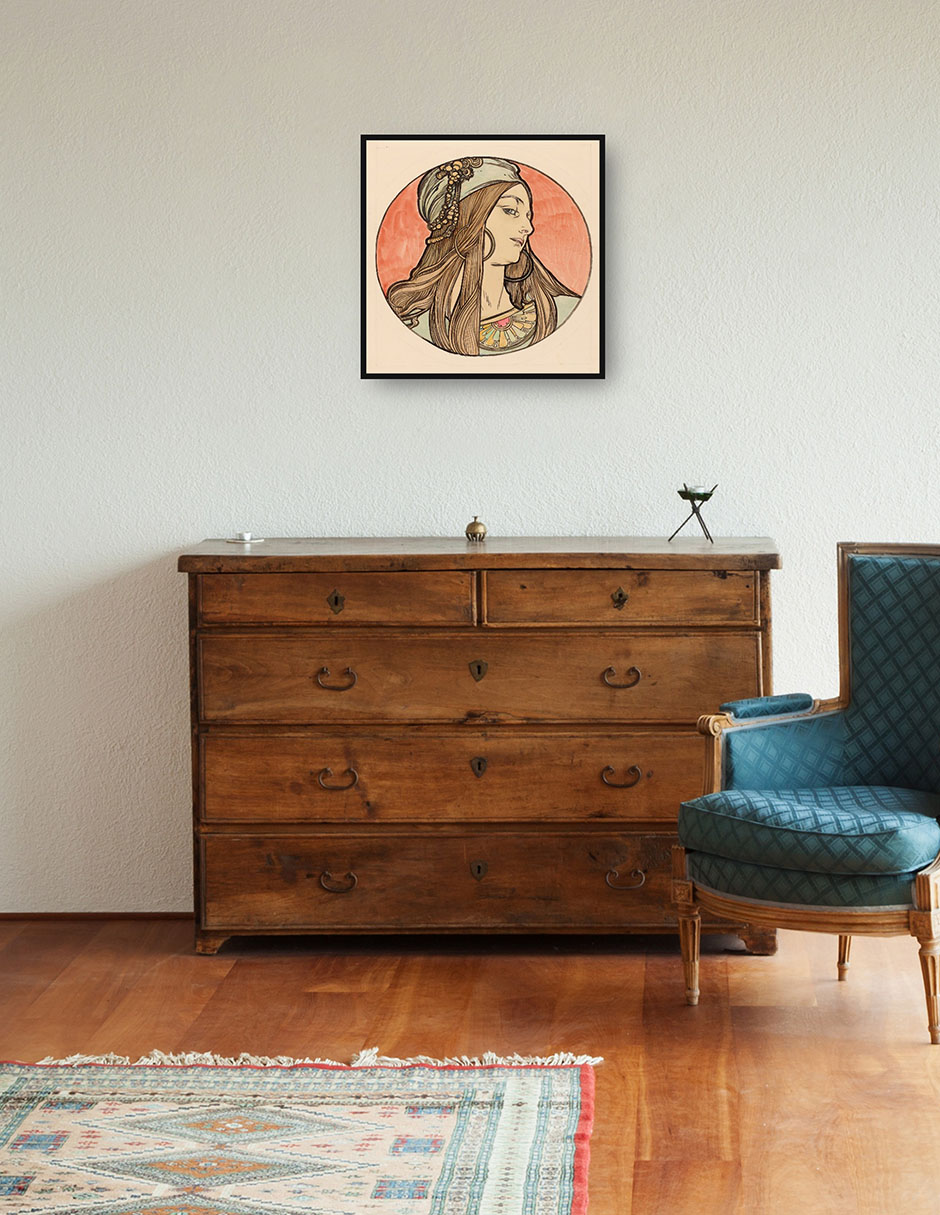 Cuadro decorativo Vidriera para la fachada de la boutique Fouquet II técnica mixta Obras 2