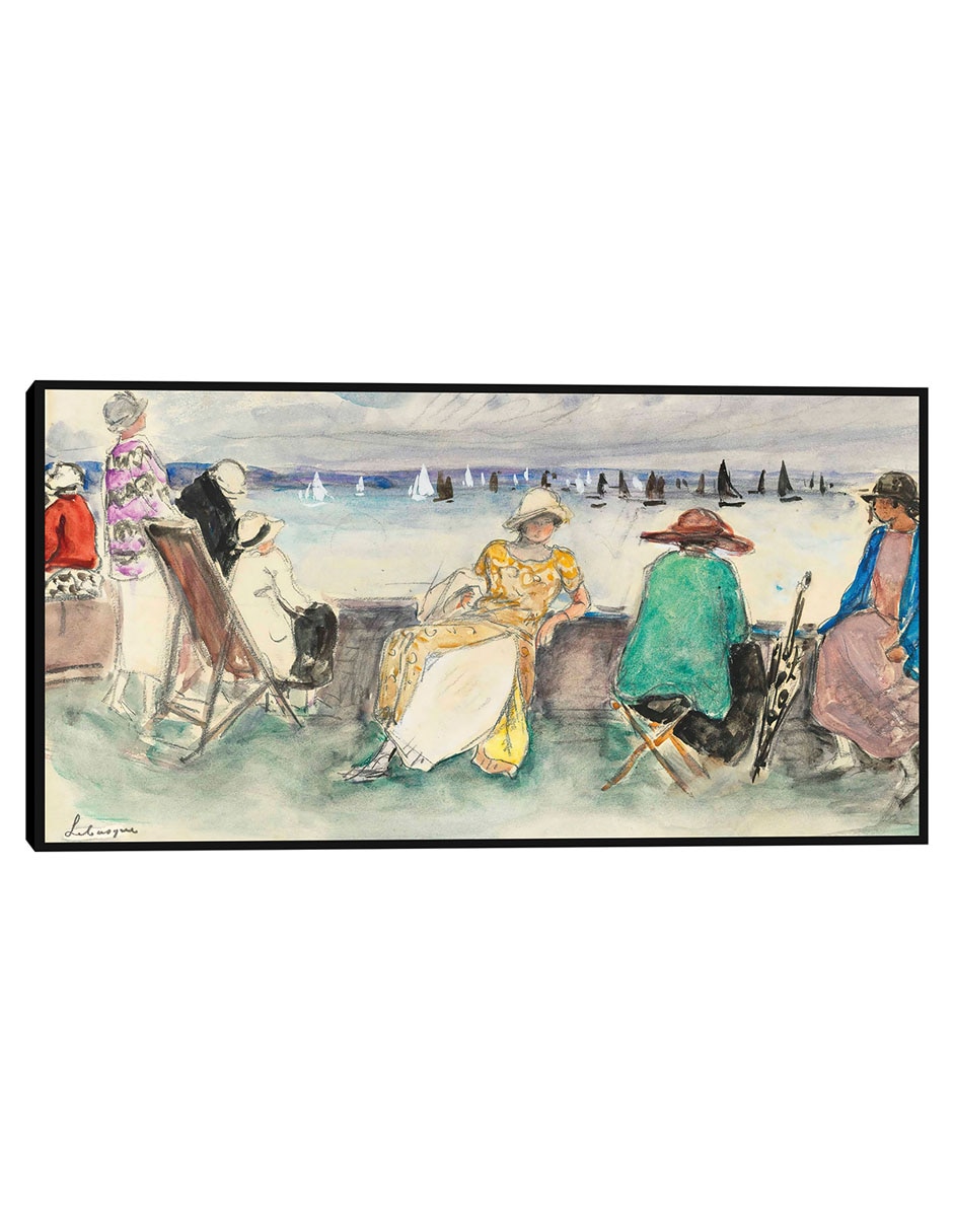 Cuadro decorativo Mujeres aux régates (1920) técnica mixta Gente