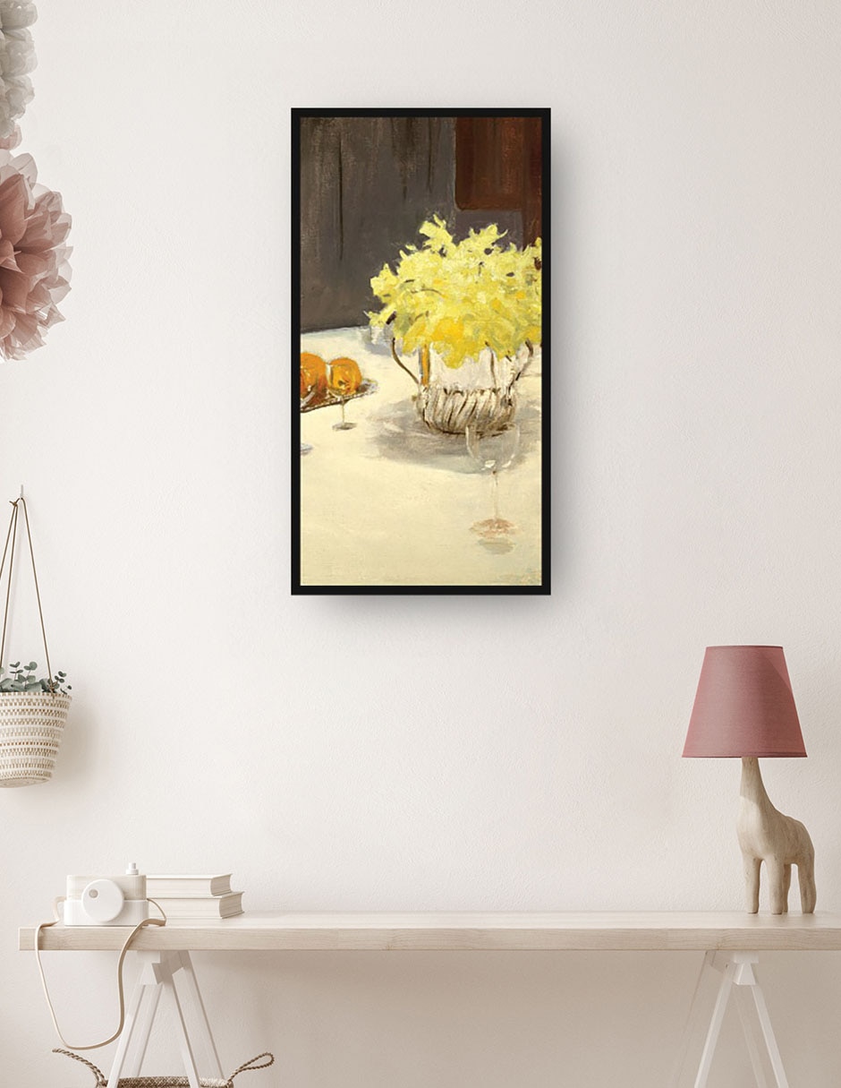 Cuadro decorativo Naturaleza muerta con narcisos (ca. 1885-1895) técnica mixta Naturaleza 2