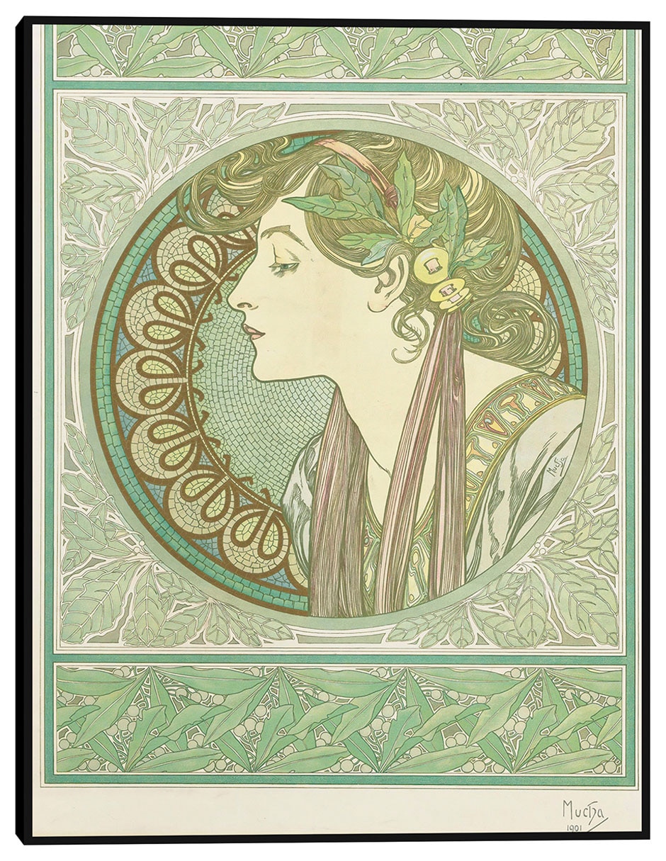 Cuadro decorativo Laurel (1901) técnica mixta Obras Cuadro decorativo Laurel (1901) técnica mixta Obras