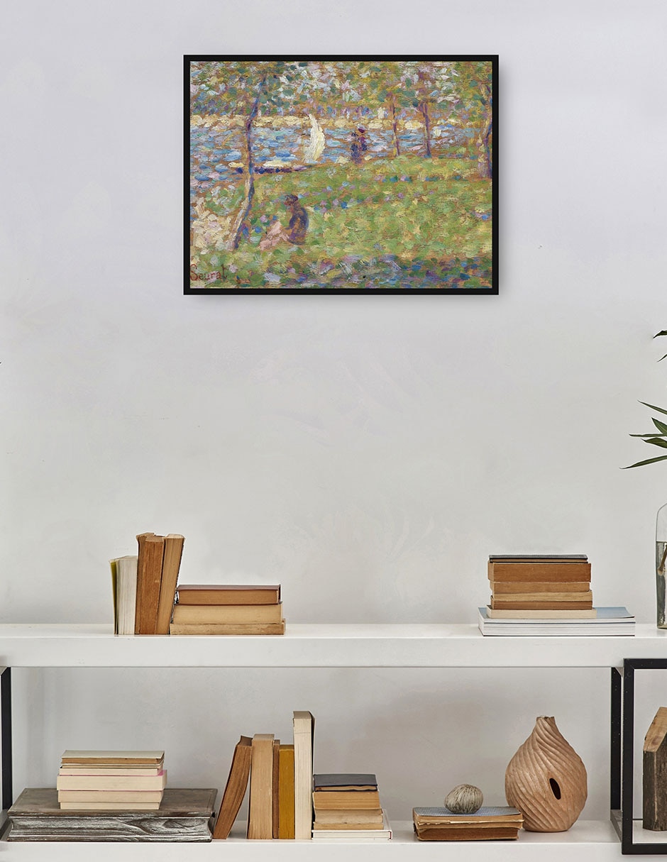 Cuadro decorativo Estudio para La Grande Jatte (1884-1885) técnica mixta Lagos 2