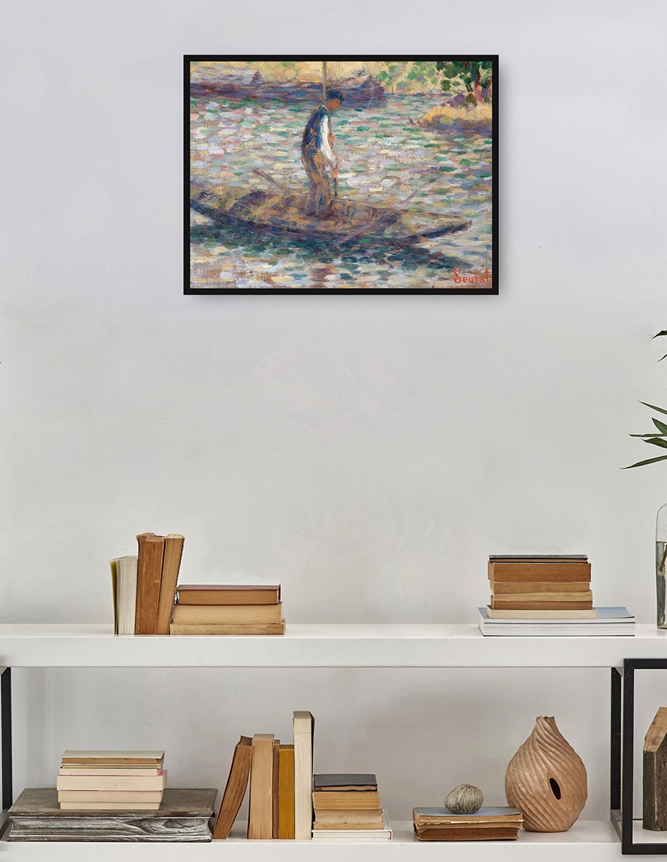 Cuadro decorativo Un pescador (hacia 1884) técnica mixta Retratos 2