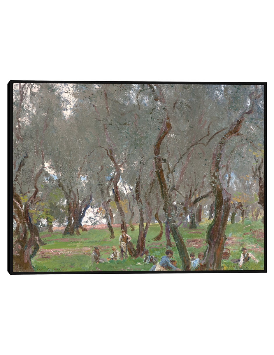 Cuadro decorativo El olivar (1910) técnica mixta Bosques