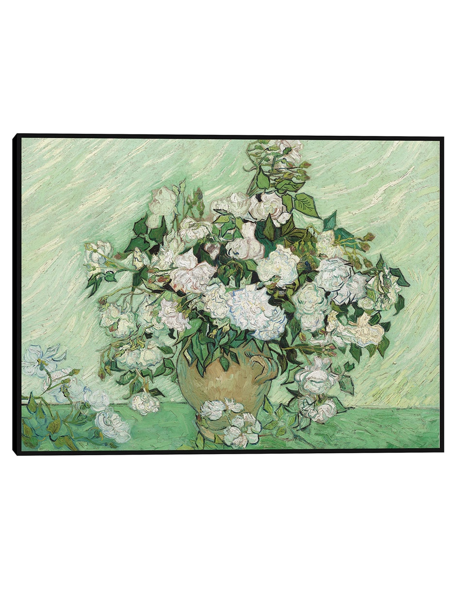 Cuadro decorativo Rosas (1890) técnica mixta Macetas