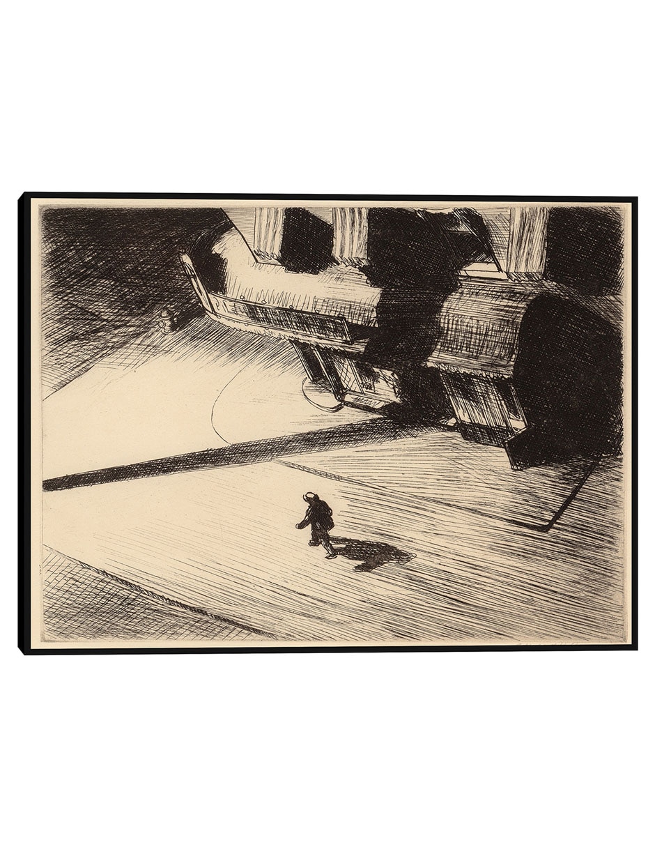 Cuadro decorativo Sombras nocturnas (1921) técnica mixta Inspiración