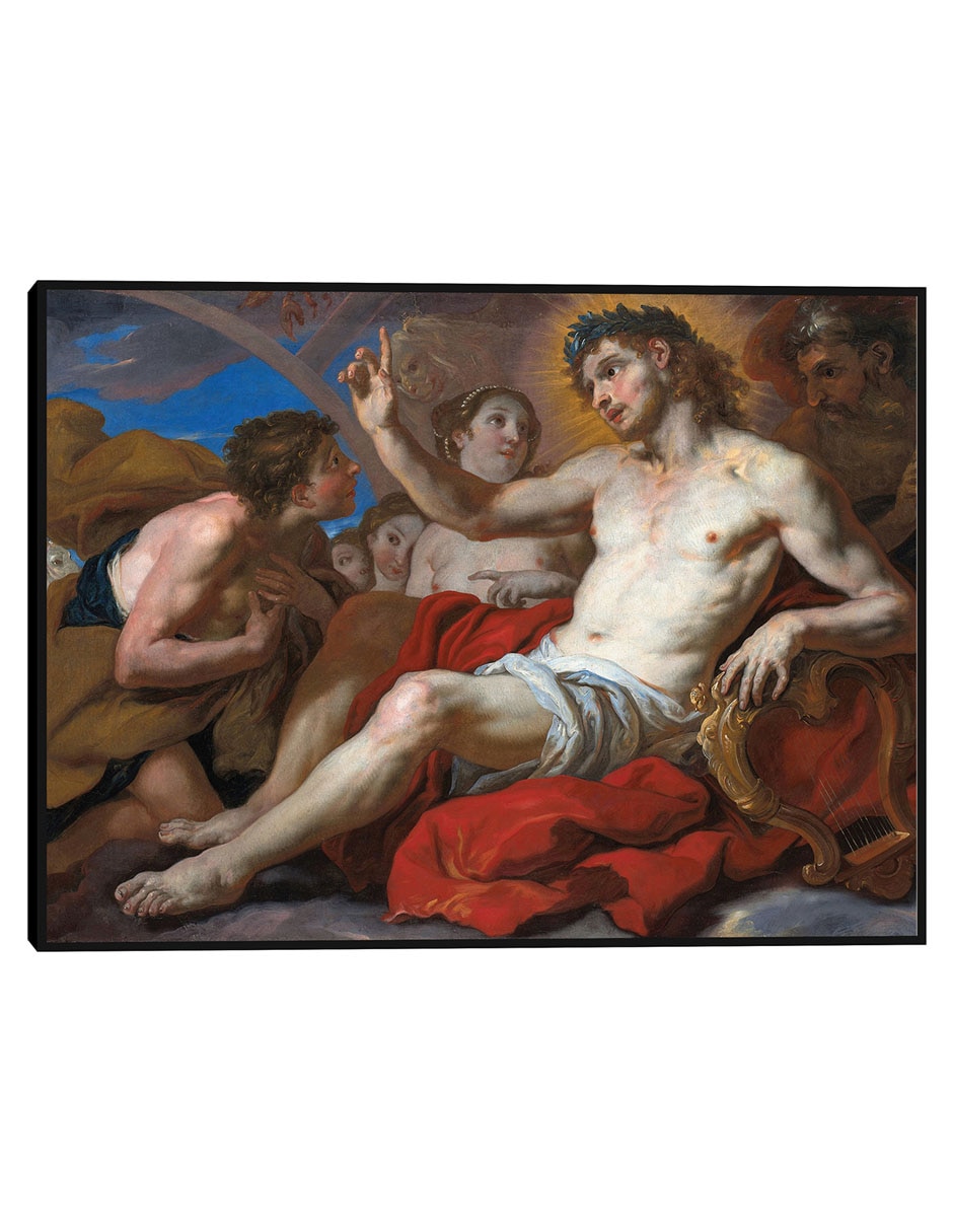 Cuadro decorativo Apolo concede permiso a Faetón para conducir el carro del sol (1690) técnica mixta Gente