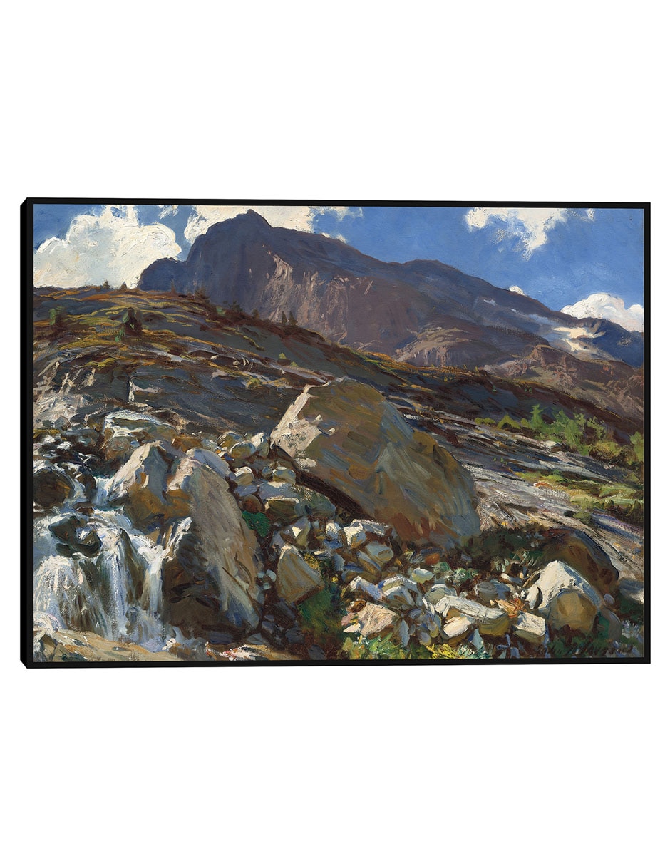 Cuadro decorativo Paso del Simplón (1911) técnica mixta Campos