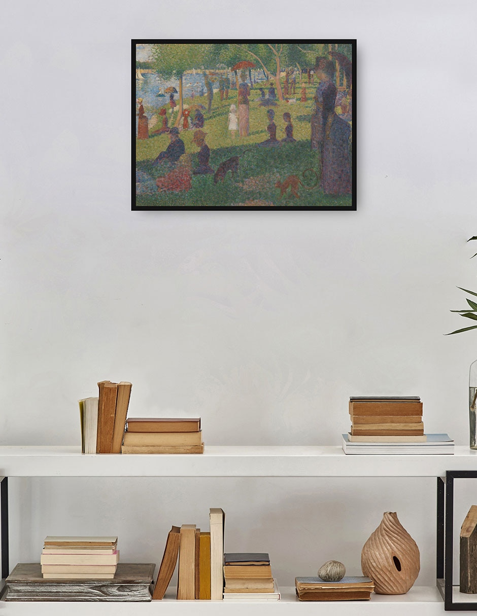 Cuadro decorativo Estudio para ,Un domingo en La Grande Jatte, (1884) técnica mixta Gente 2