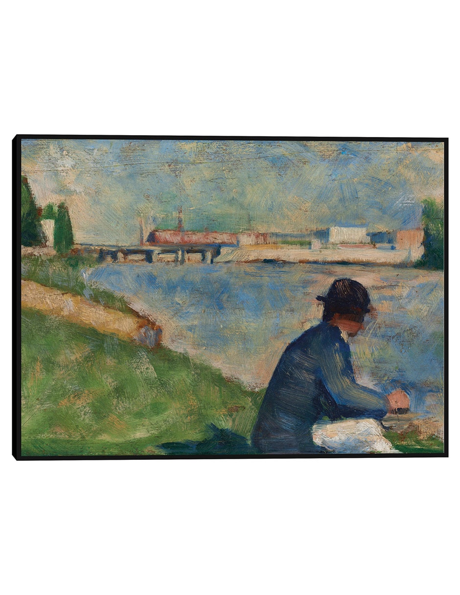 Cuadro decorativo Estudio para ,Bañistas en Asnières, (C.1883-1884) técnica mixta Retratos