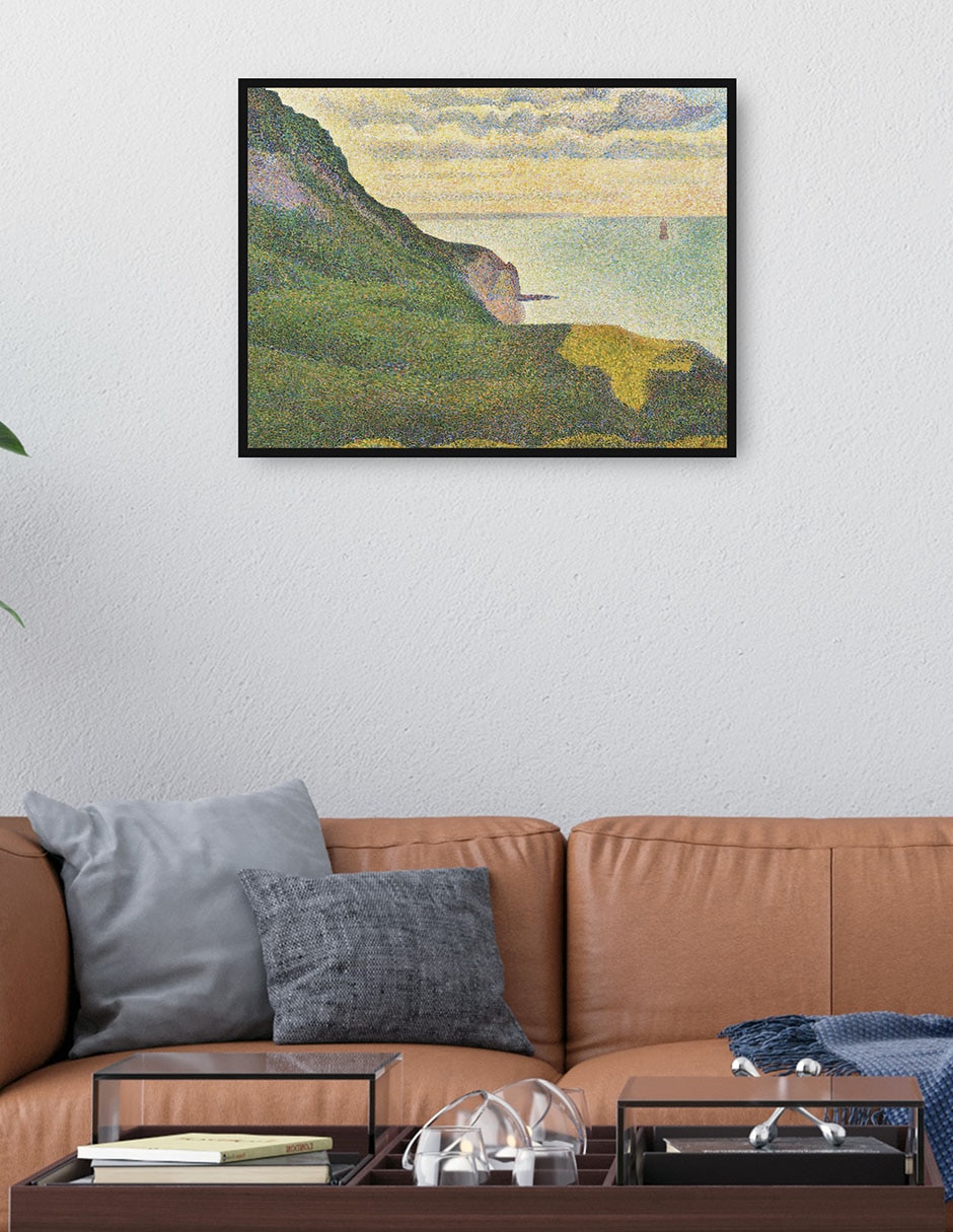 Cuadro decorativo Paisaje marino en Port-En-Bessin, Normandía (1888) técnica mixta Verano 2
