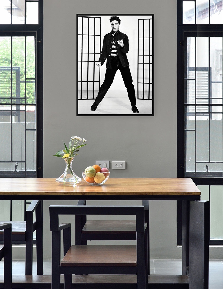 Cuadro decorativo Elvis Presley en Jailhouse Rock técnica mixta Música 2