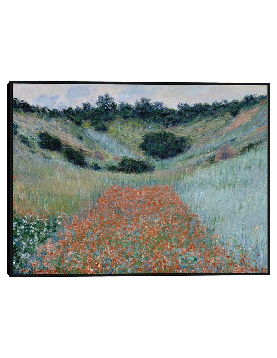 Cuadro decorativo Campo de amapolas en una hondonada cerca de Giverny (1885) técnica mixta Campos Cuadro decorativo Campo de amapolas en una hondonada cerca de Giverny (1885) técnica mixta Campos