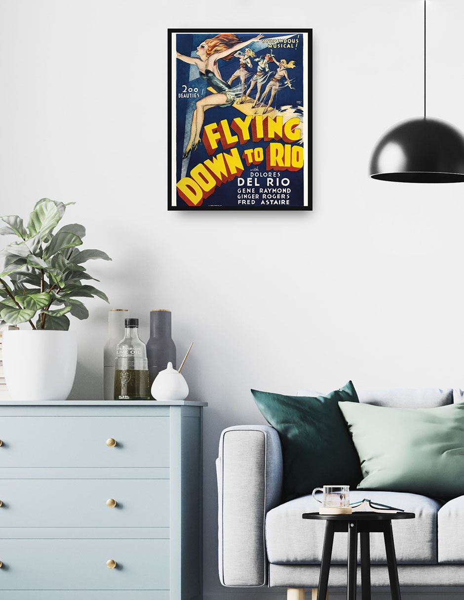 Cuadro decorativo Volando hacia Río [restaurado] técnica mixta Publicidad 2