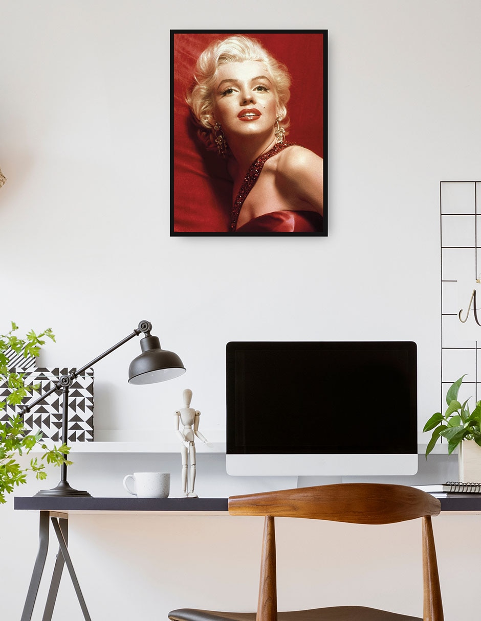 Cuadro decorativo Marilyn Monroe, Cómo casarse con un millonario técnica mixta Gente 2