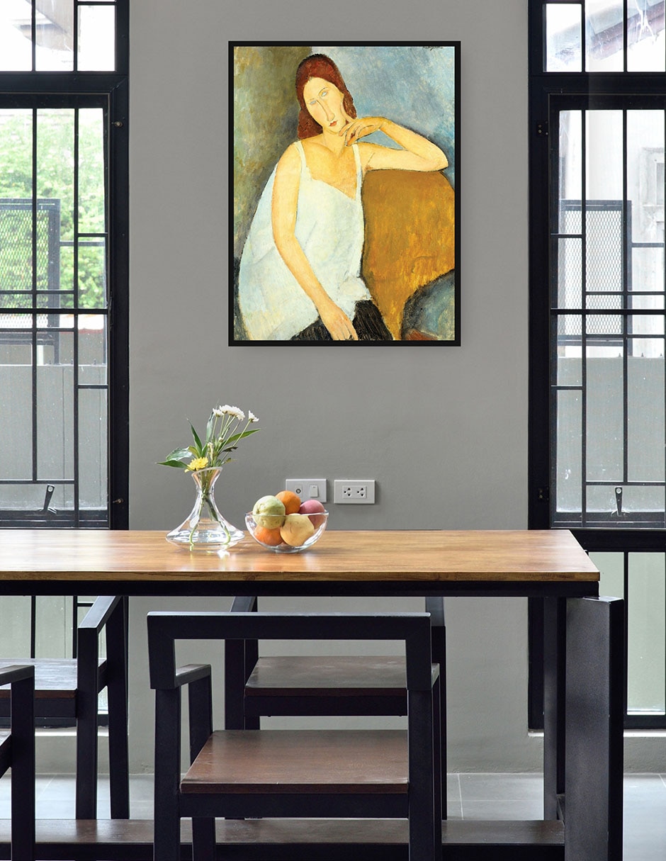 Cuadro decorativo Jeanne Hébuterne (1898-1920) Arte mural técnica mixta Retratos 2