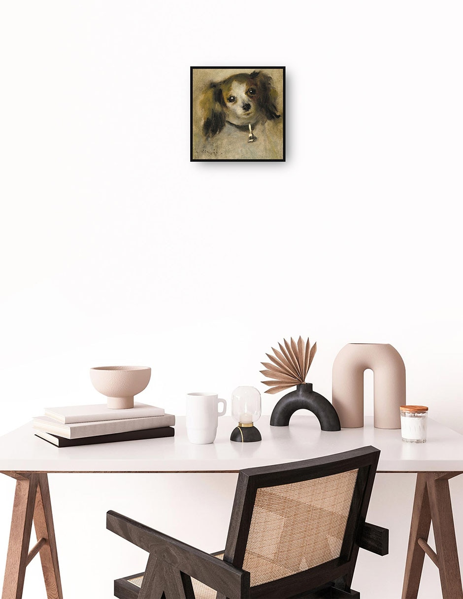 Cuadro decorativo Cabeza de perro técnica mixta Animales Domésticos 2