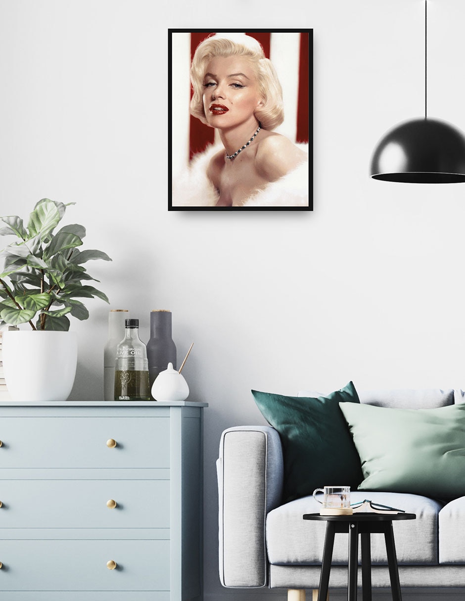 Cuadro decorativo Marilyn Monroe, Revista Photoplay, 1953 técnica mixta Gente 3