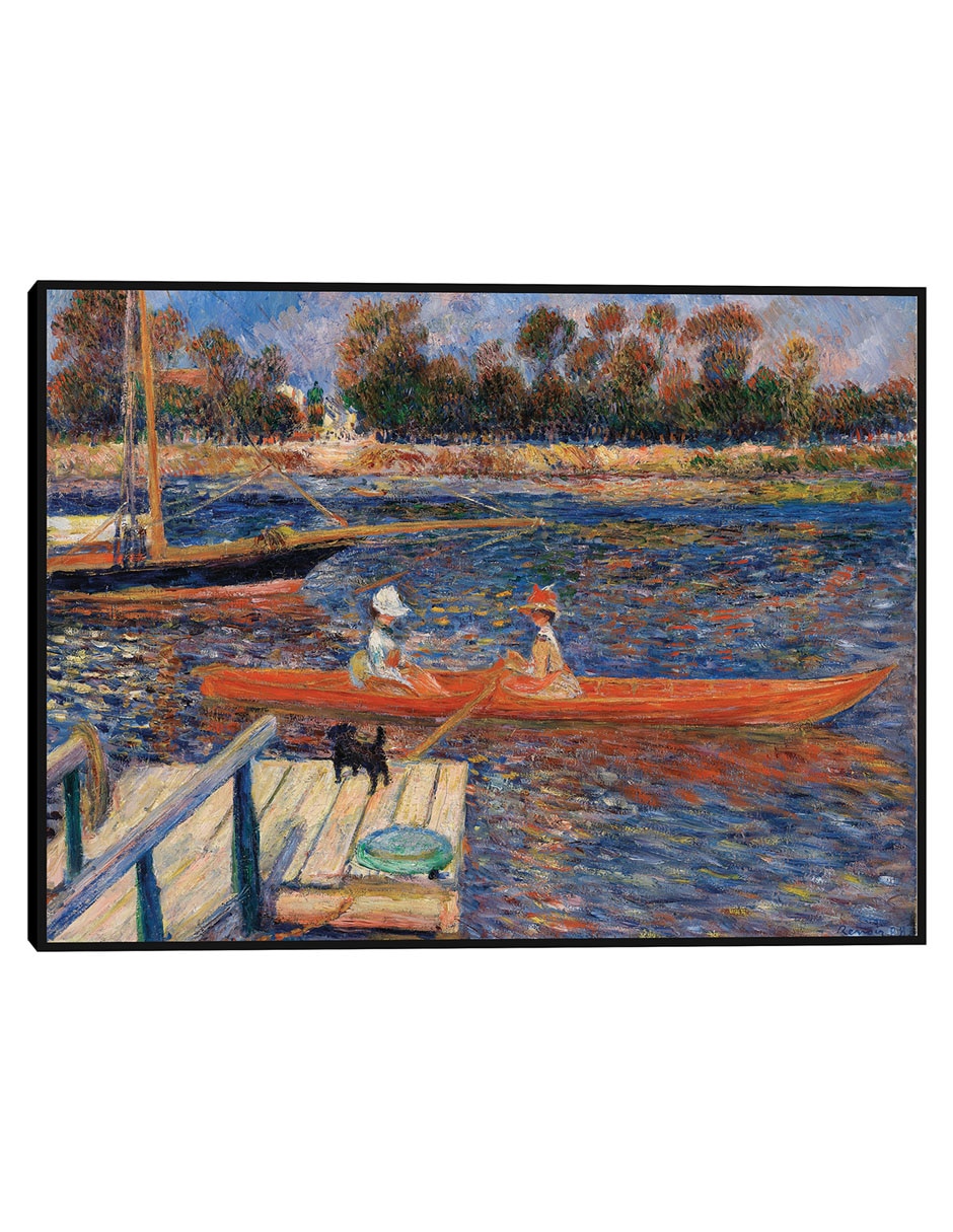 Cuadro decorativo El Sena en Argenteuil (La Seine Ã Argenteuil) (1888) técnica mixta Ríos