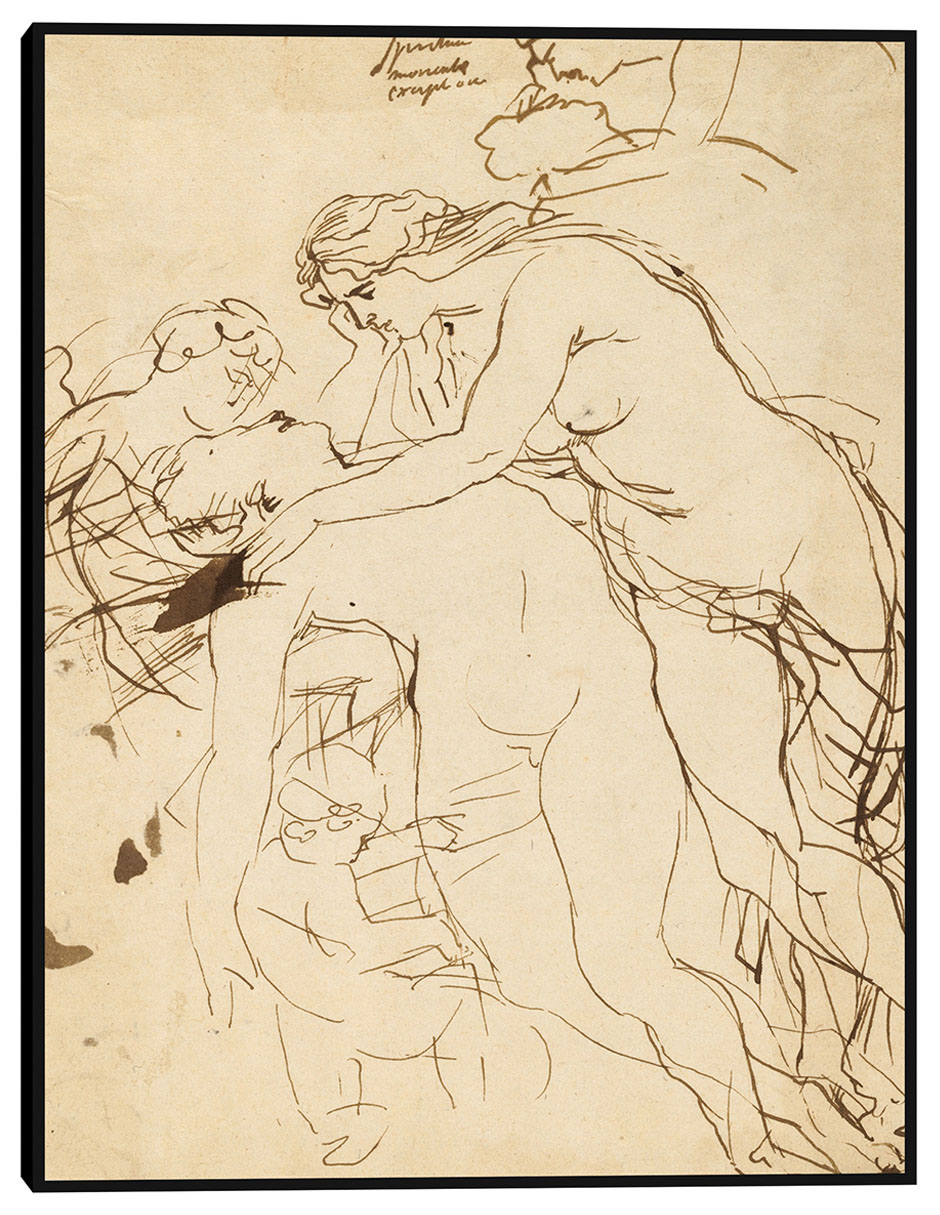 Cuadro decorativo Venus lamentando a Adonis (c. 1608-1612) técnica mixta