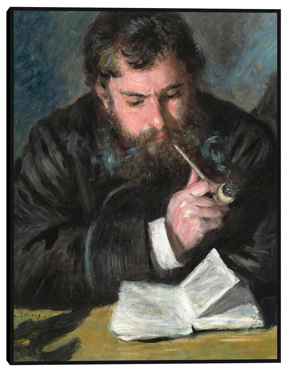 Cuadro decorativo Claude Monet técnica mixta Retratos