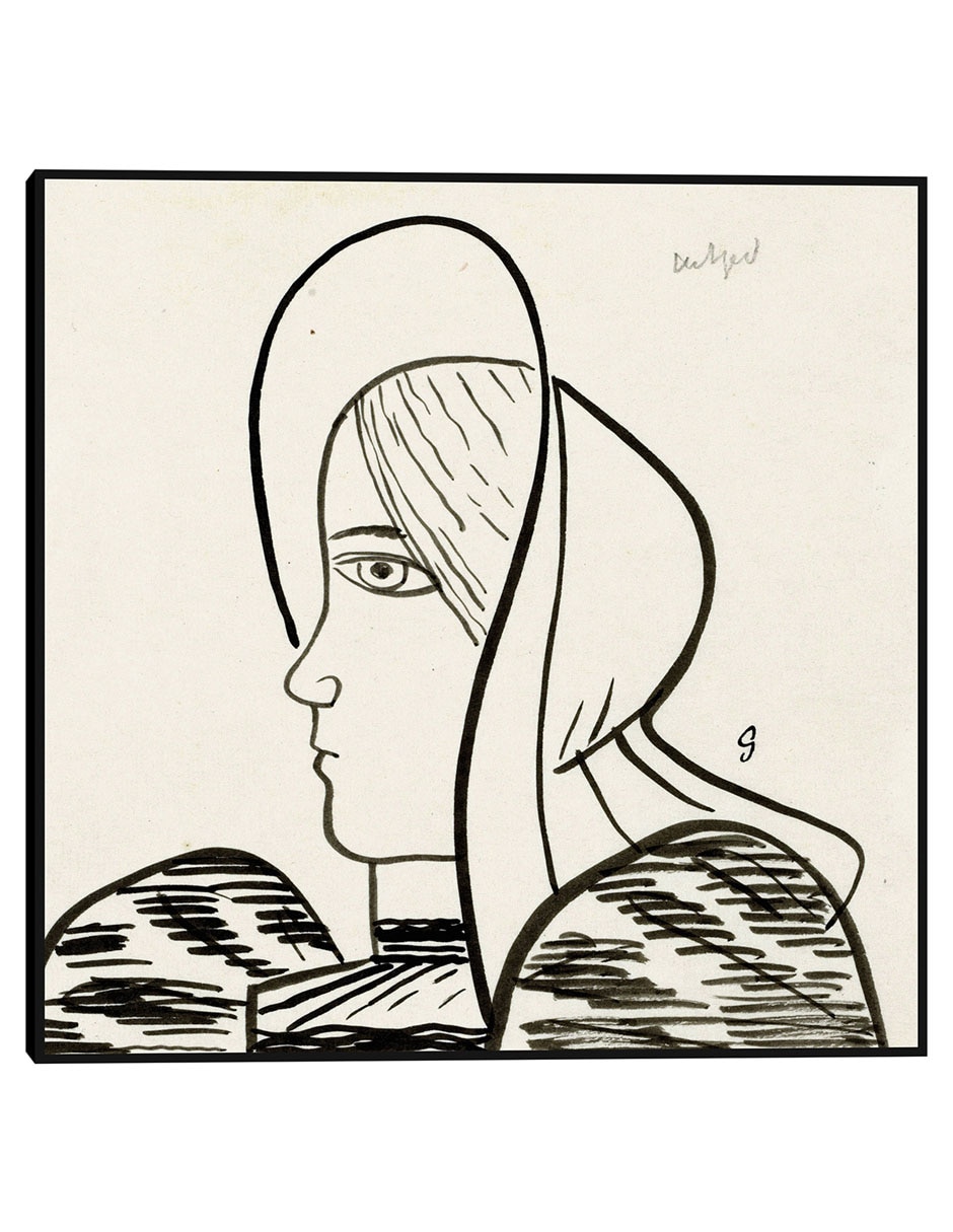 Cuadro decorativo La esposa de un pescador (1891) técnica mixta Bocetos Cuadro decorativo La esposa de un pescador (1891) técnica mixta Bocetos