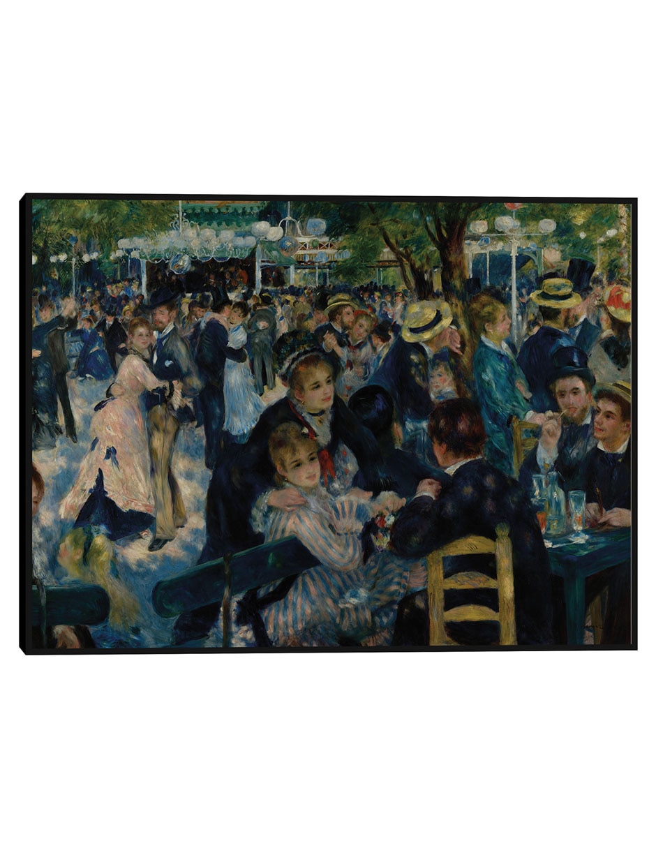 Cuadro decorativo Danza en Le Moulin de la Galette (1876) técnica mixta Danza