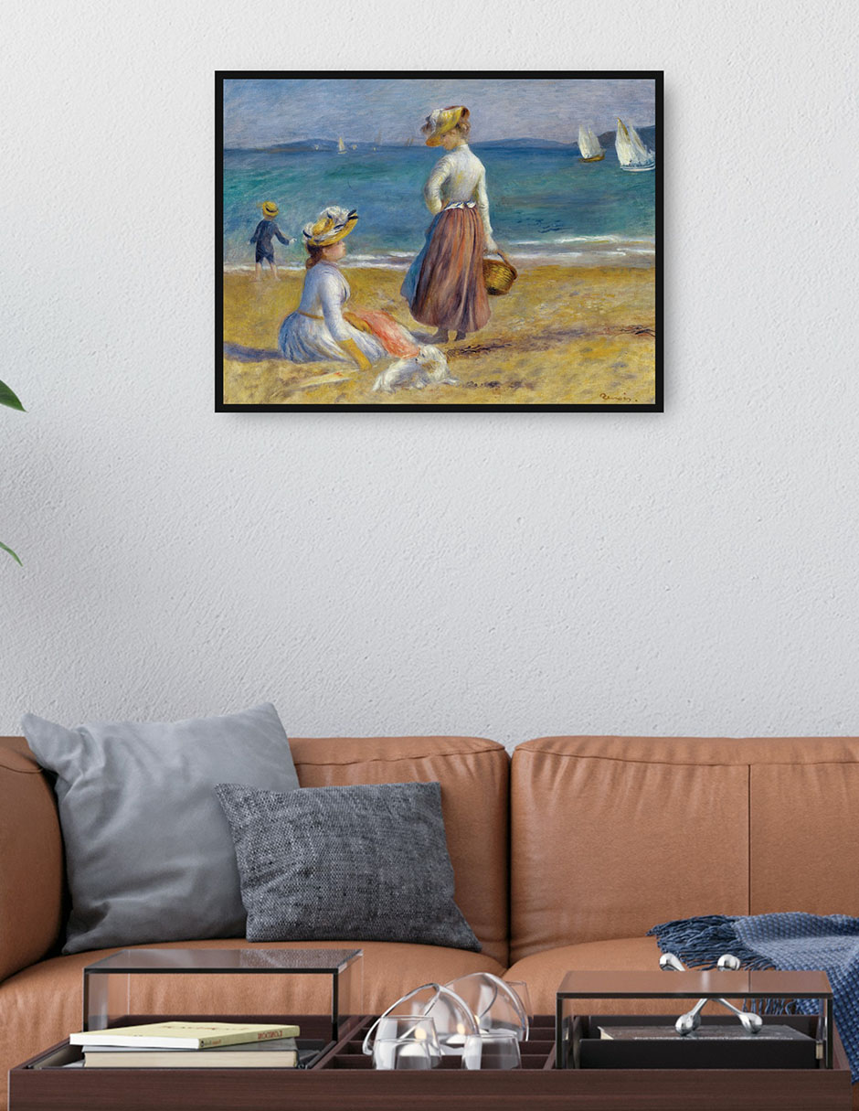 Cuadro decorativo técnica mixta Playas 2